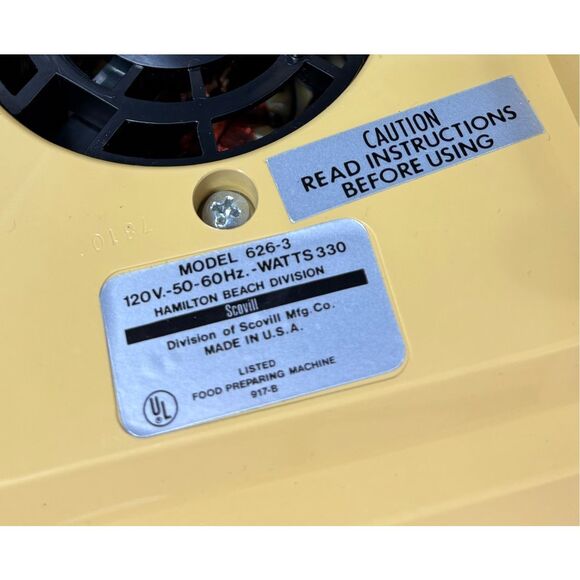 Hamilton Beach Vintage Scovill Food print Blender - Picture 7 of 8